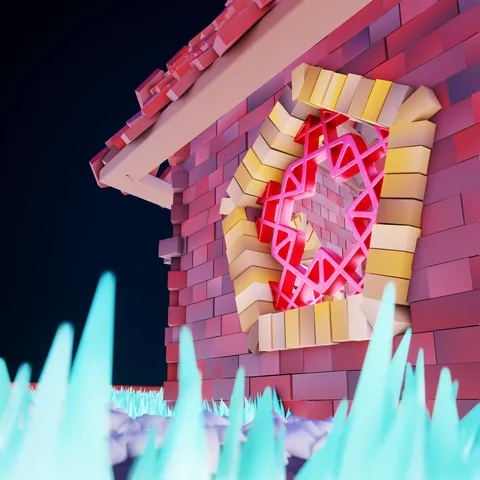 Witch's Cottage - Blender geometry nodes