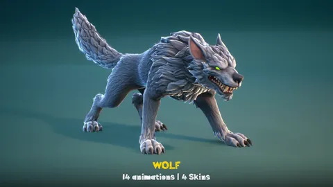 Wolf - Blender 3d models