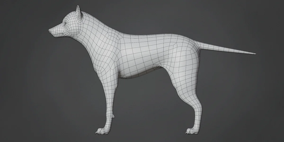 Wolf Base Mesh screenshot 4