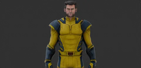 Wolverine Character Model - Blender 3d models