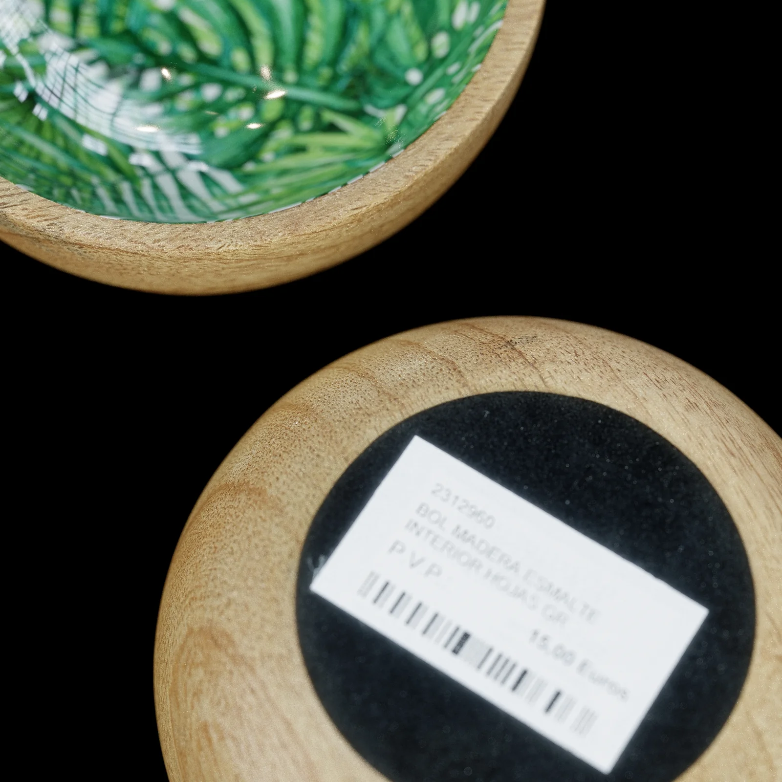 Wood Monstera Bowl Set screenshot 3