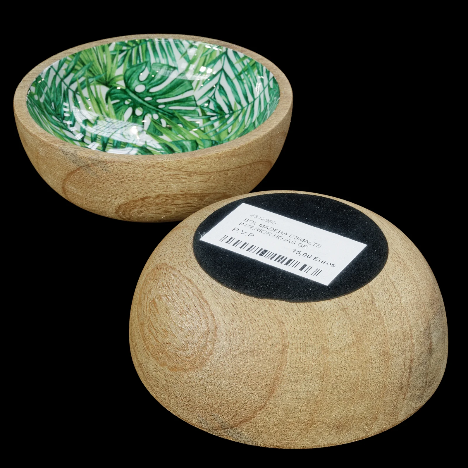 Wood Monstera Bowl Set screenshot 4