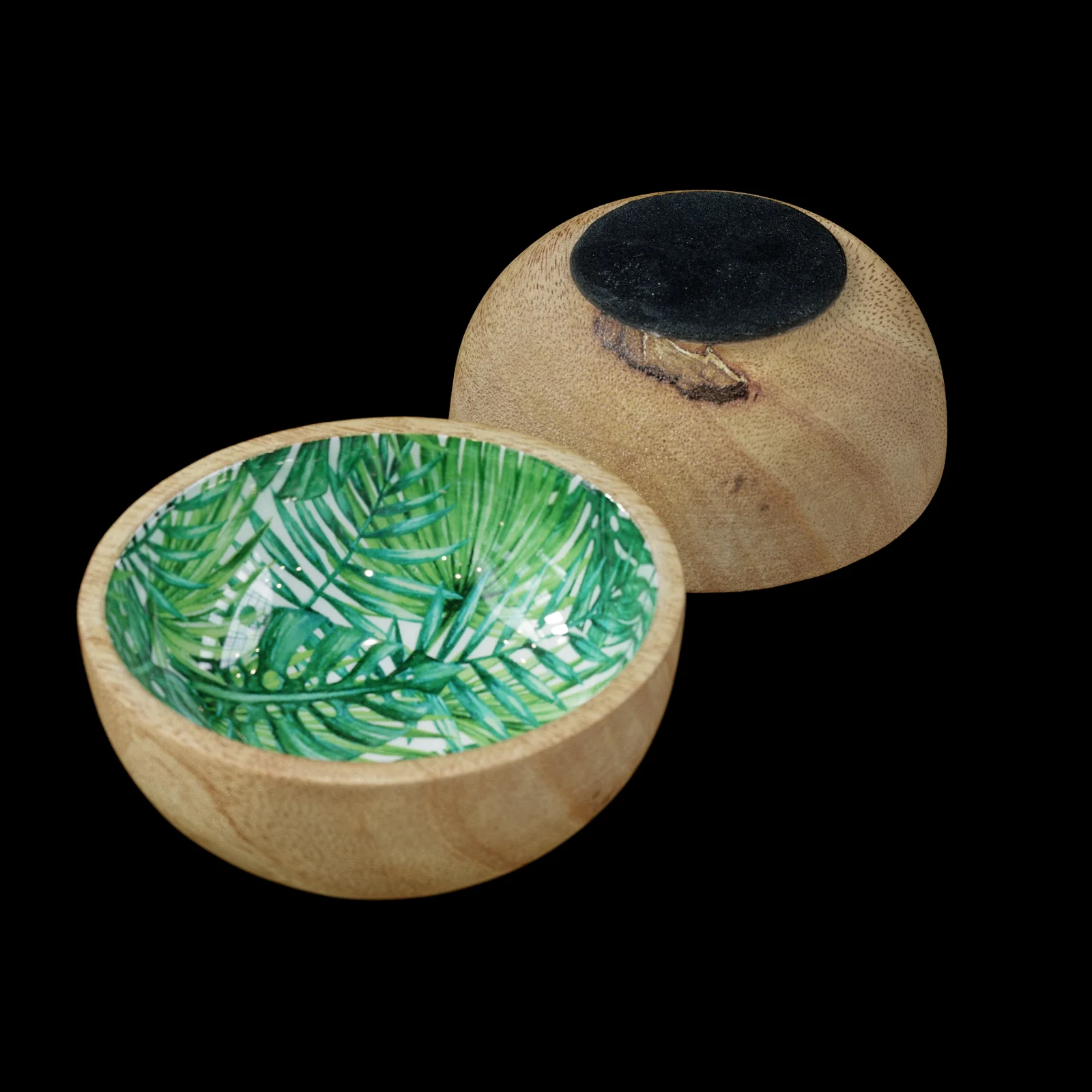 Wood Monstera Bowl Set screenshot 5