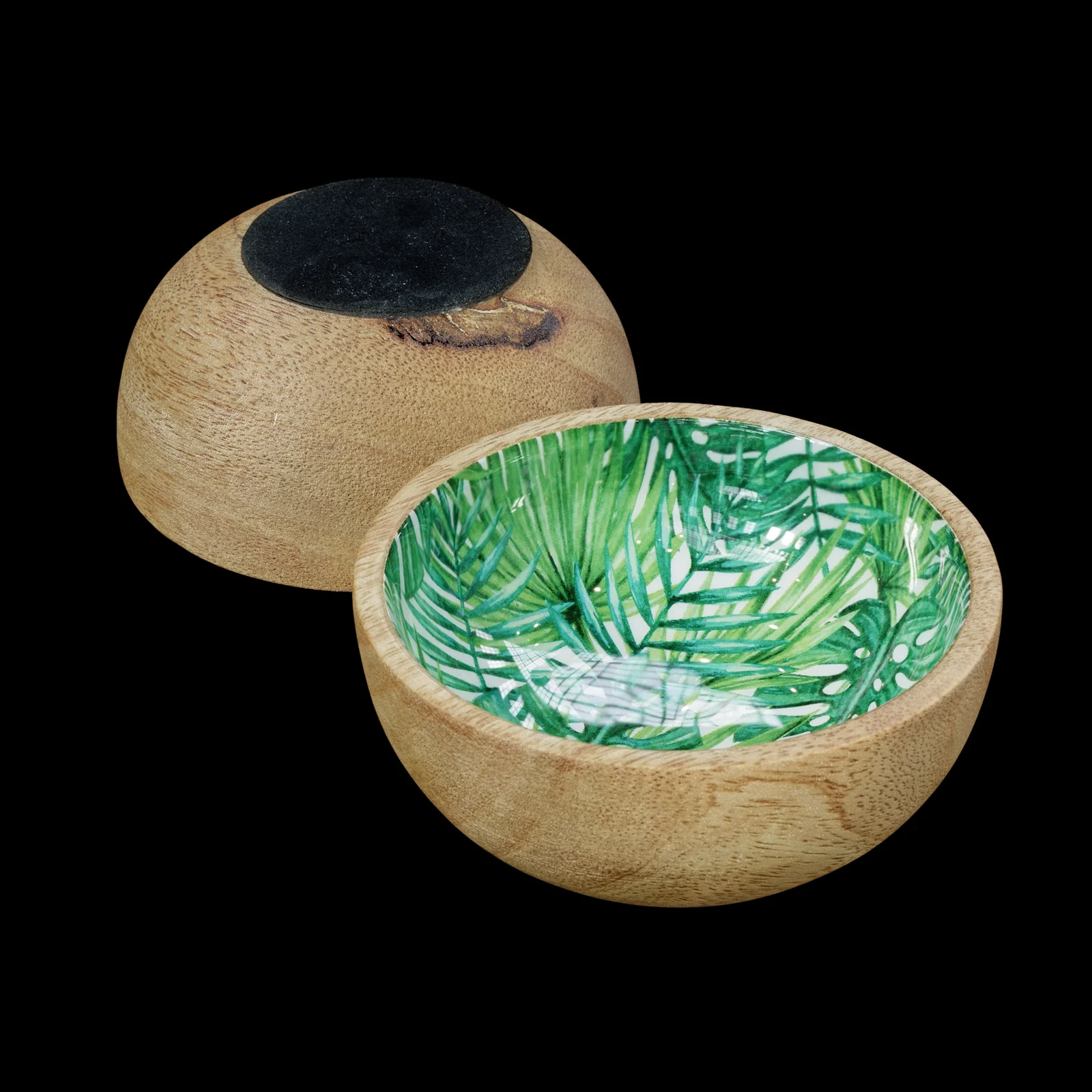 Wood Monstera Bowl Set screenshot 7