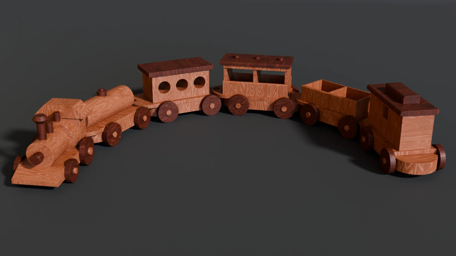 Wooden Christmas Train screenshot 2