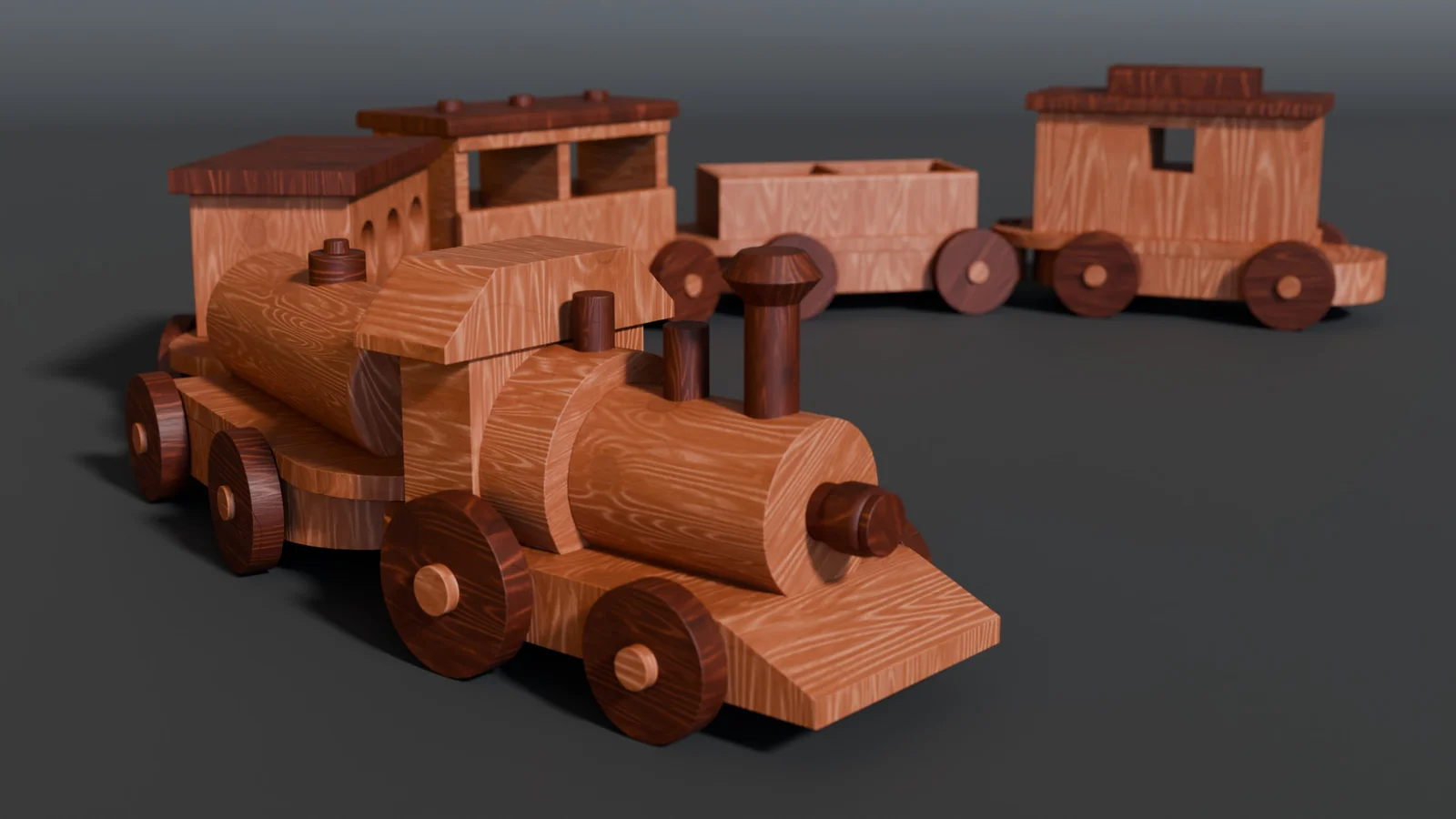 Wooden Christmas Train screenshot 3
