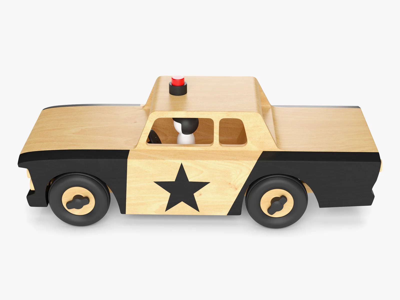 Wooden Toy Police Car screenshot 2