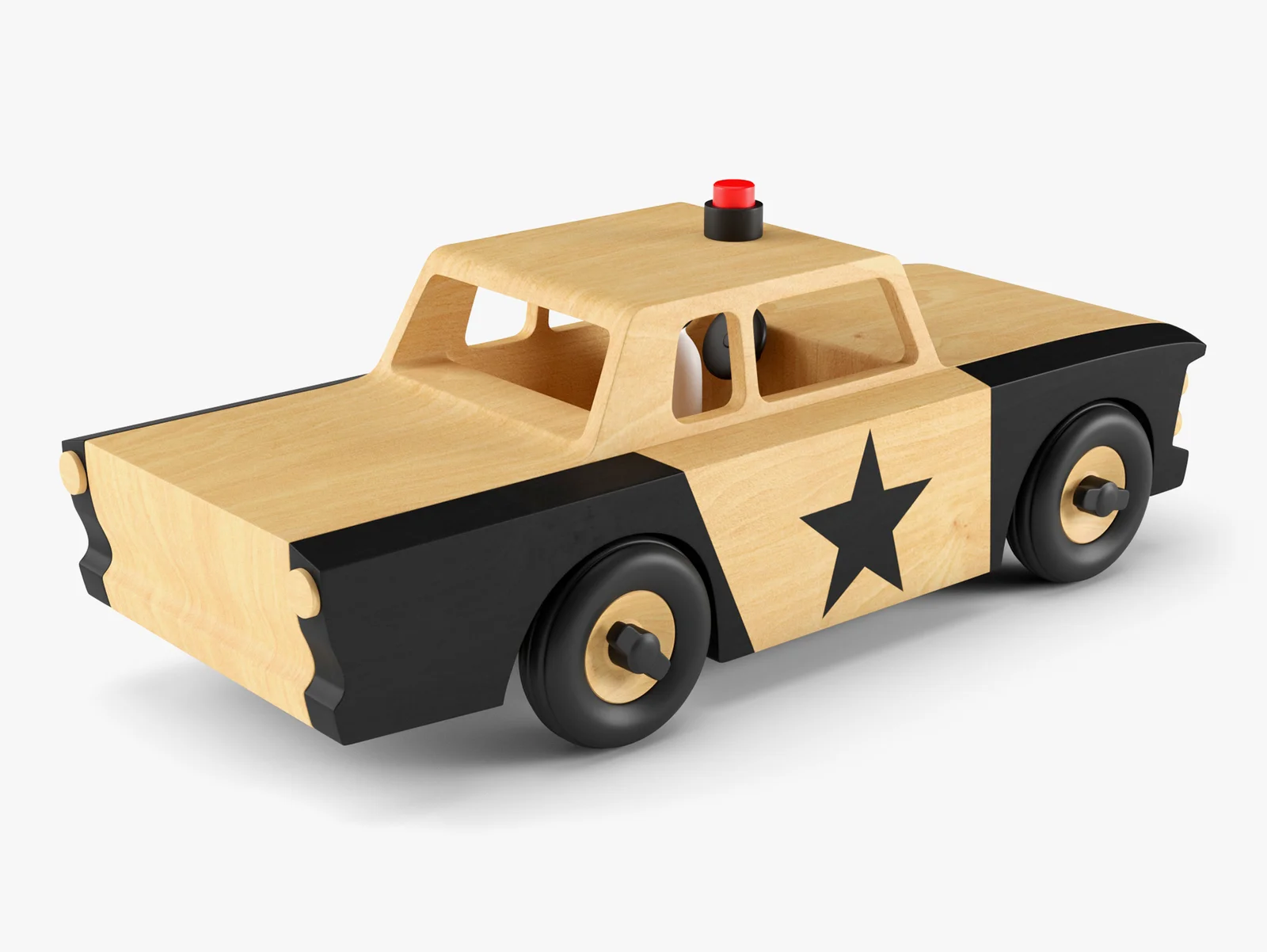 Wooden Toy Police Car screenshot 5