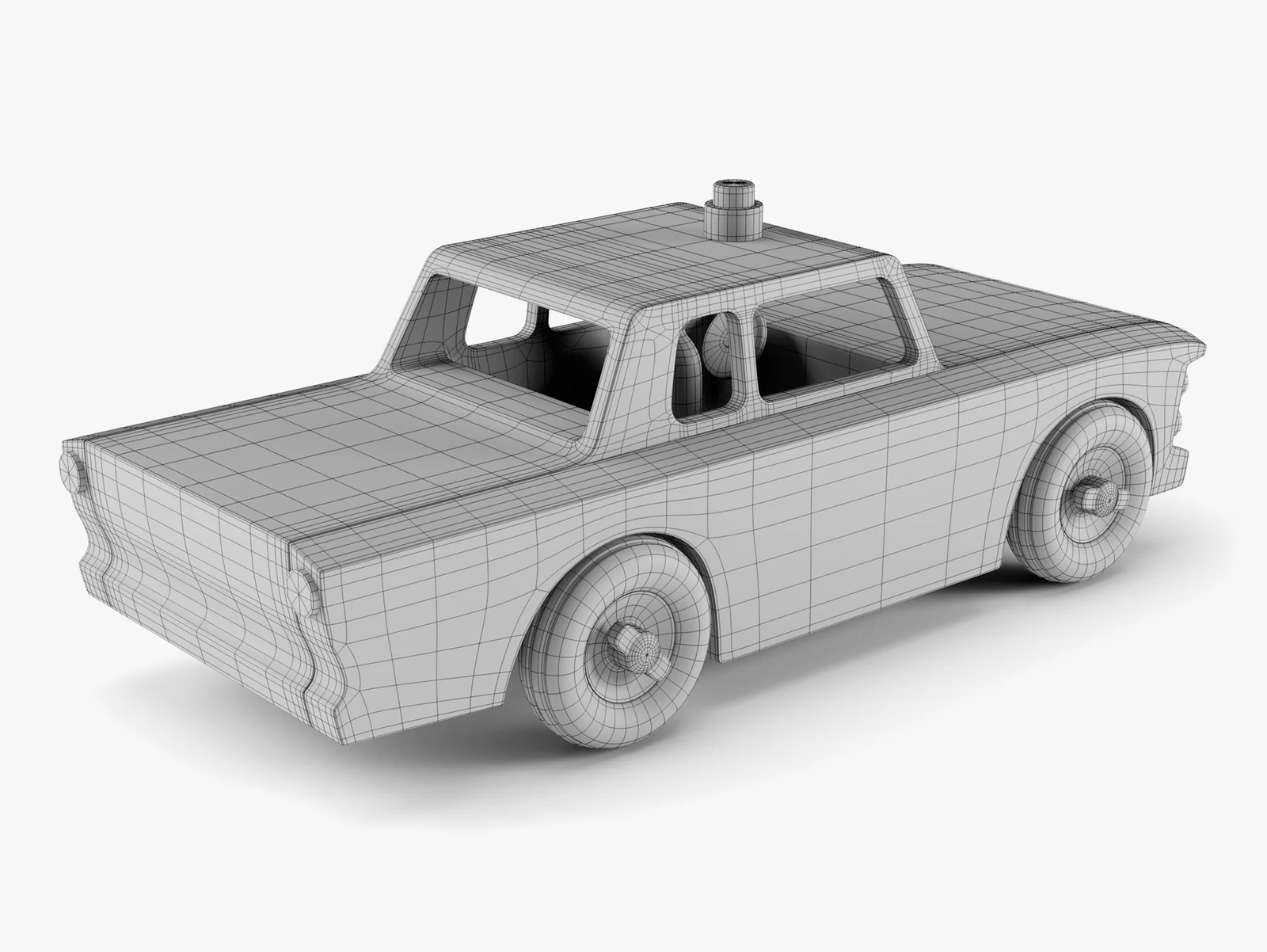 Wooden Toy Police Car screenshot 6