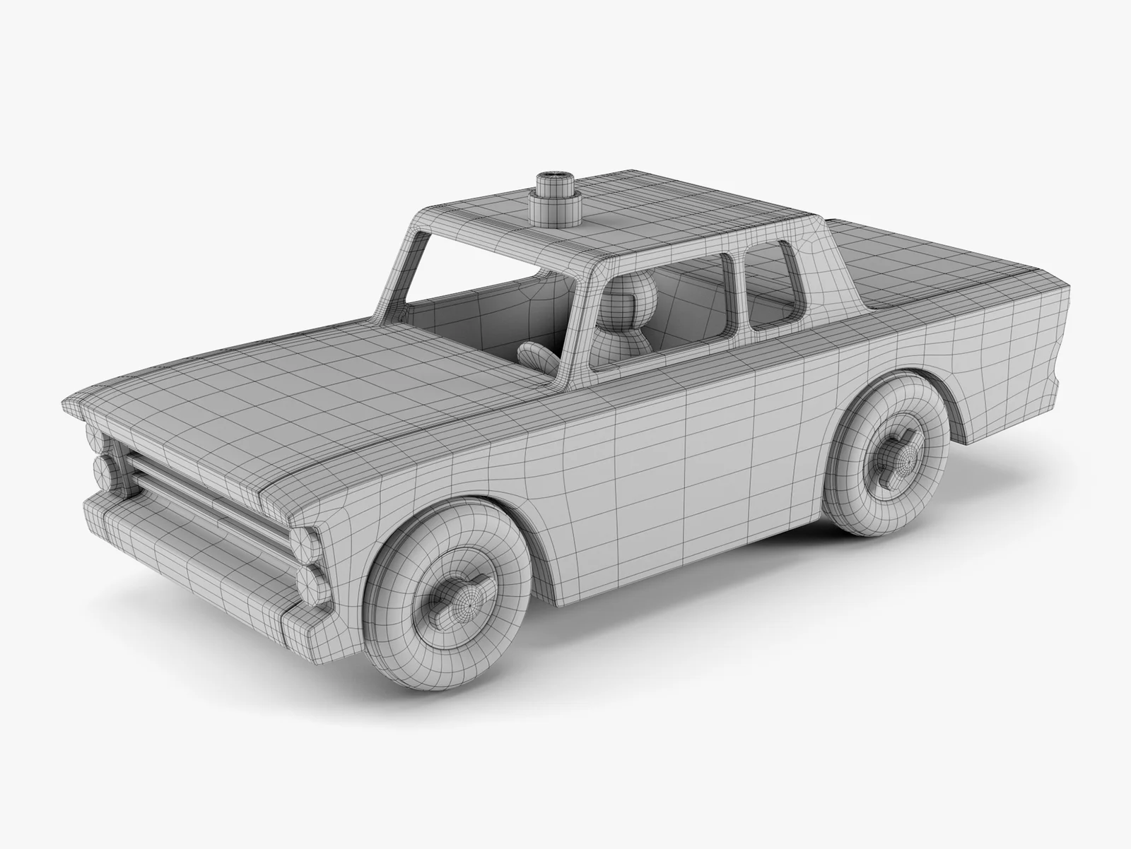 Wooden Toy Police Car screenshot 7