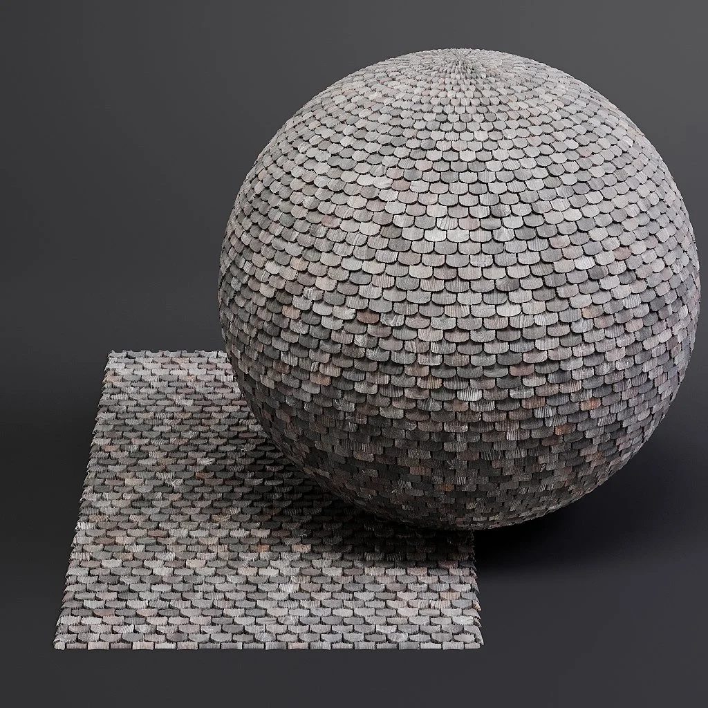 Wood Shingles PBR Materials screenshot 6