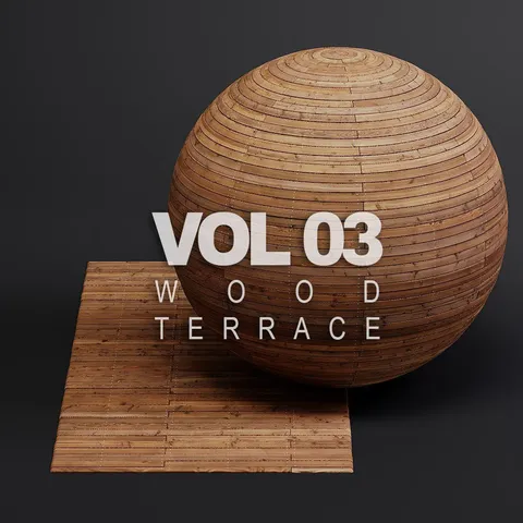 Woodfloors Vol 03 Terrace - Blender textures & materials