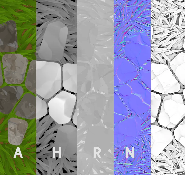 Stylized Worn Stone Path screenshot 3