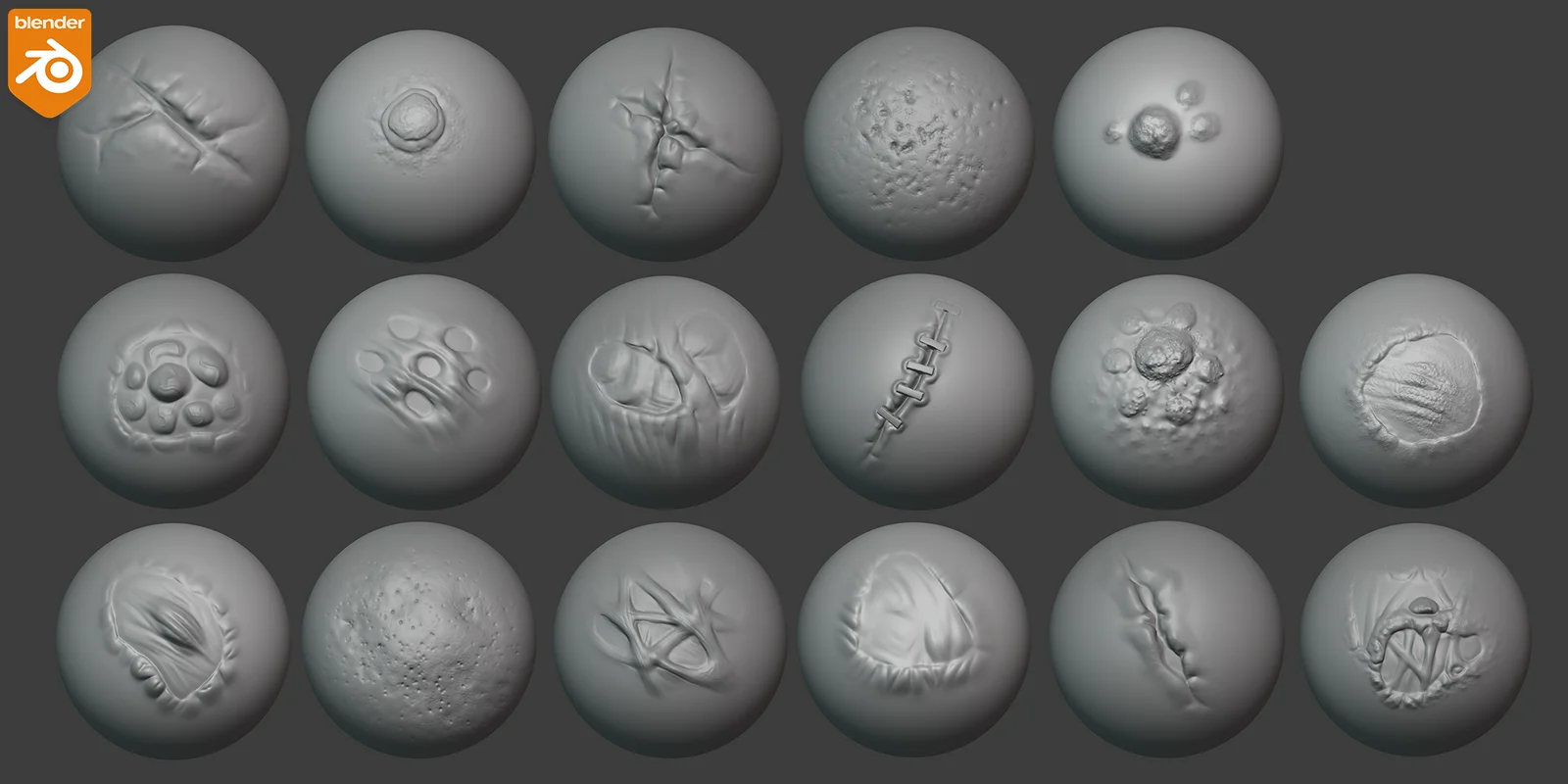 Wounds and Scars Brushes screenshot 2