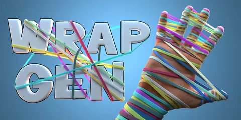 Wrap Gen - Blender geometry nodes