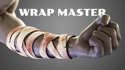 Wrap Master - Blender geometry nodes