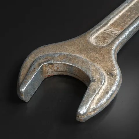 Old Russian Wrench - Blender 3d models