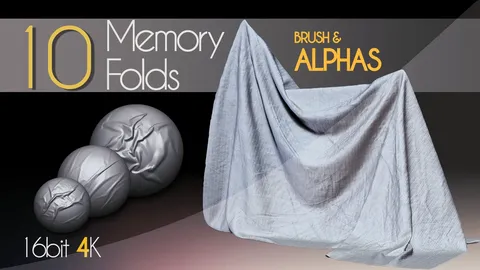 Wrinkles and Memory Folds - Blender sculpting brushes