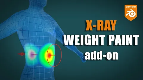 X-Ray Weight Paint - Blender addons