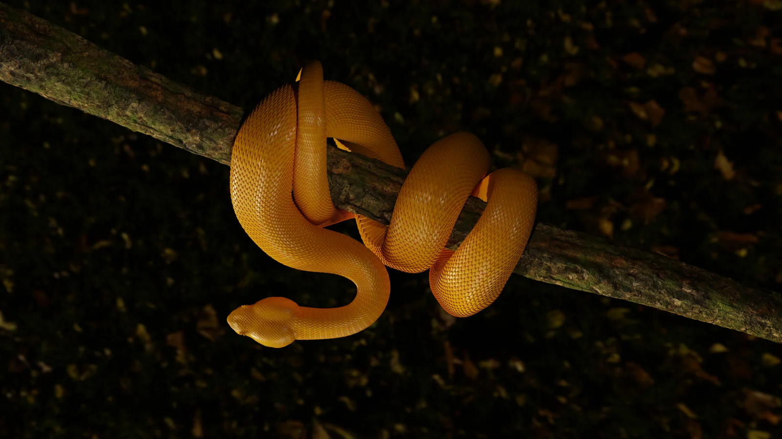 Yellow Viper Snake screenshot 4