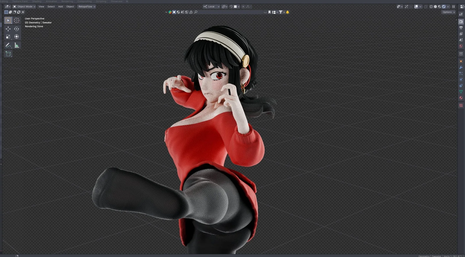 Yor Forger Statue screenshot 3