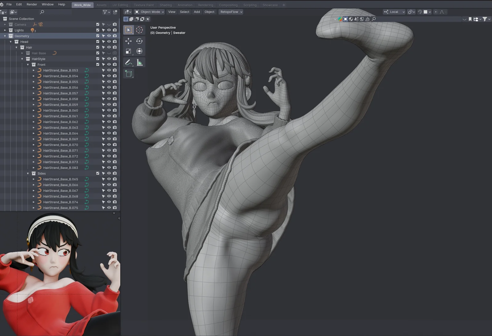 Yor Forger Statue screenshot 5