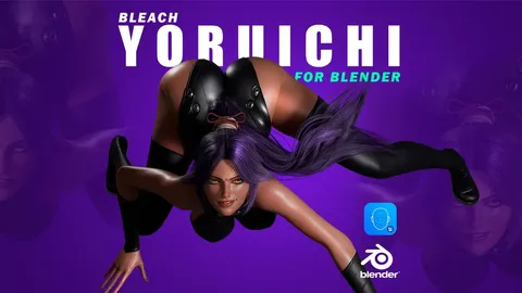 Yoruichi Model - Blender 3d models