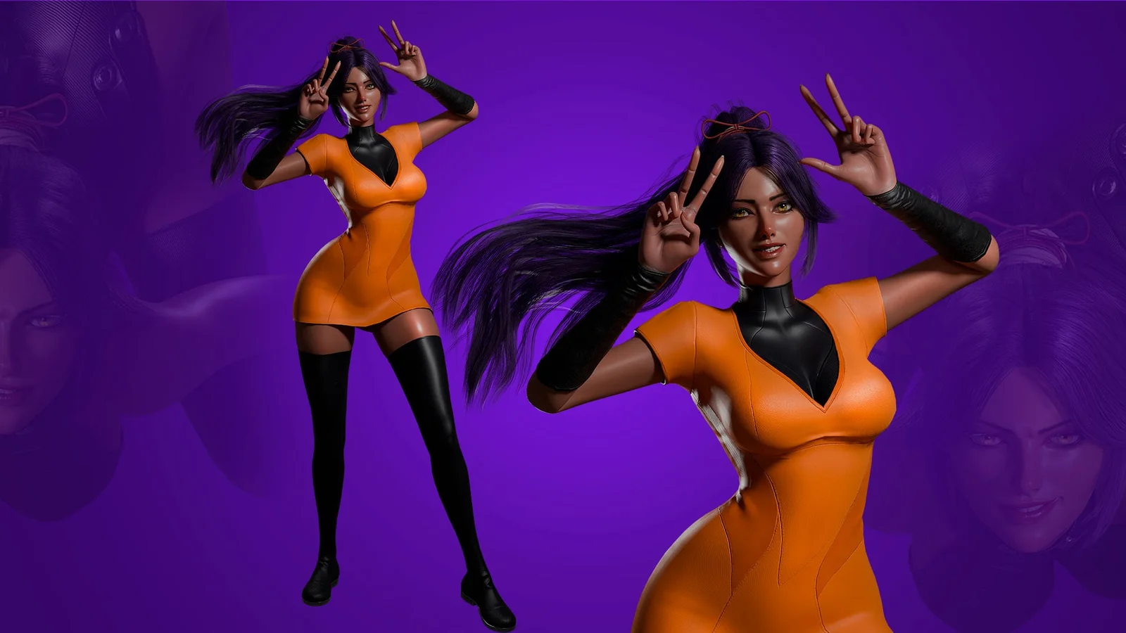 Yoruichi Model screenshot 3