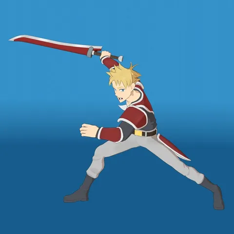 Young Warrior - Blender 3d models