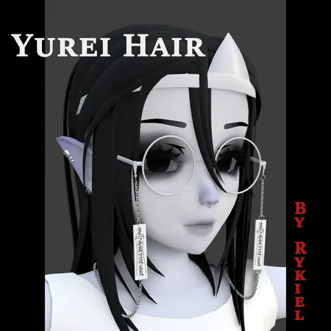 Yurei Hair - Blender 3d models