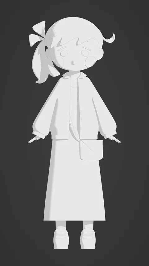 Yuuka Nagase - Blender 3d models