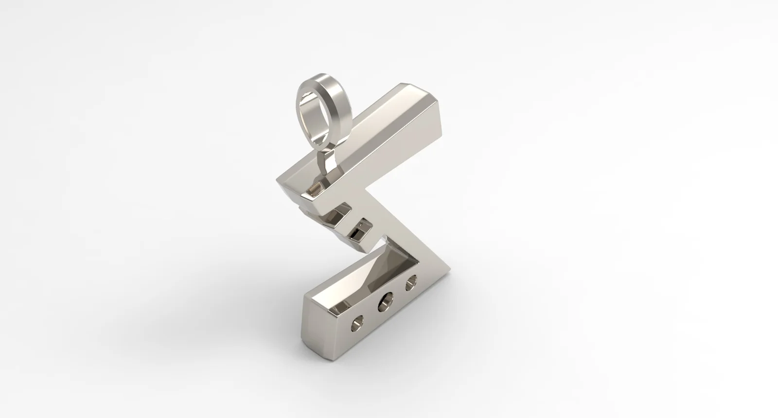 Z Letter Pendant Platinum screenshot 4