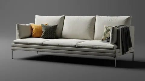 Zanotta Williams Couch - Blender 3d models