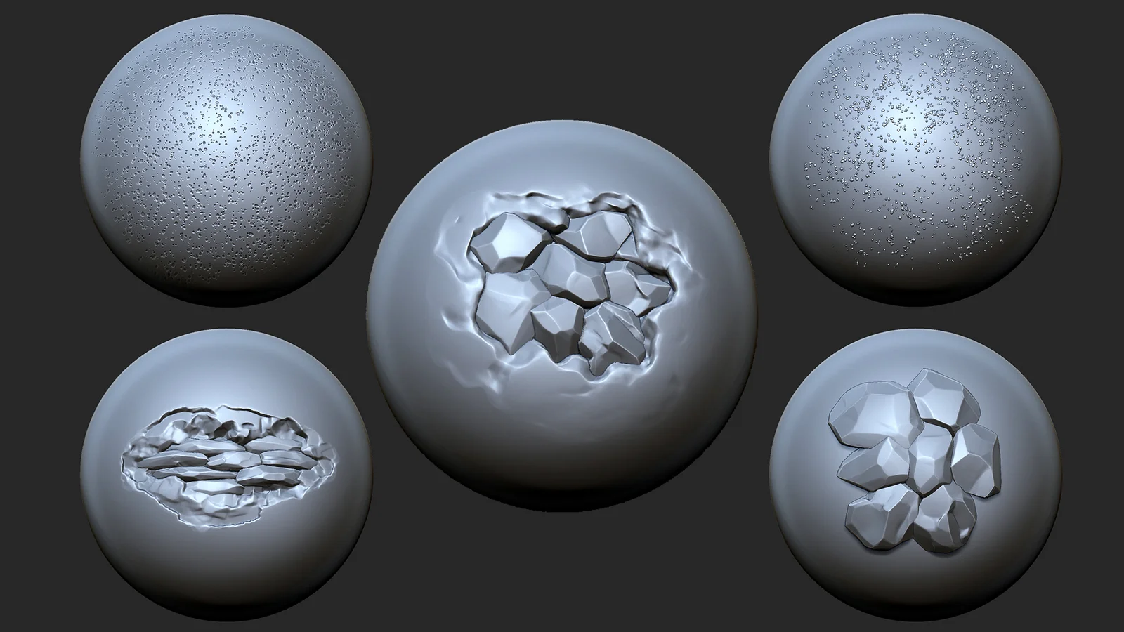 Stylized Rock Brushes Vol. 1 screenshot 2