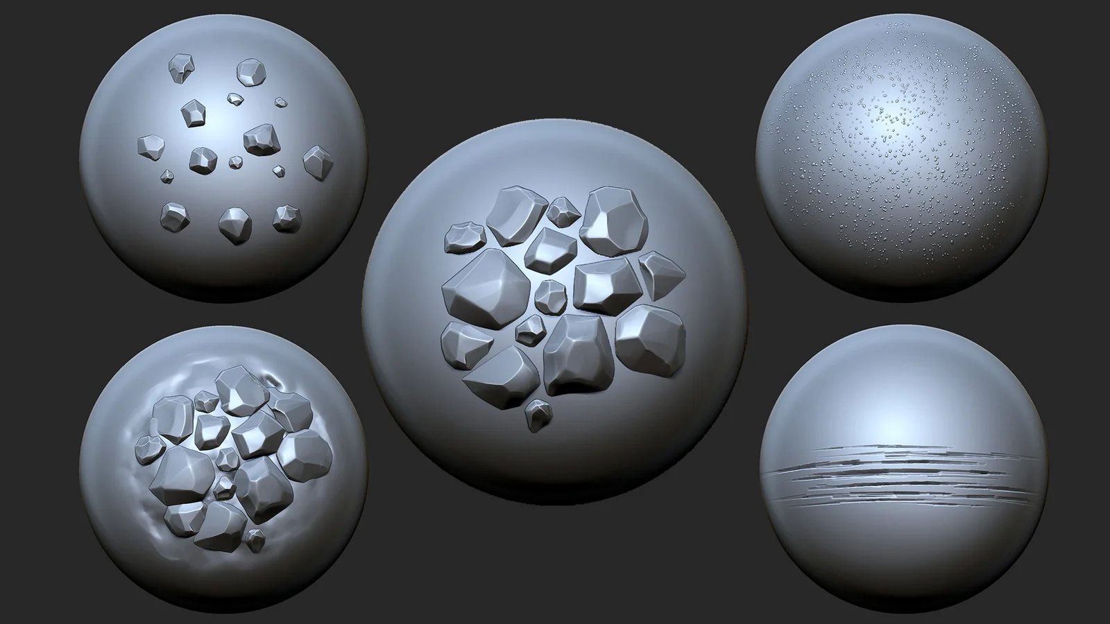 Stylized Rock Brushes Vol. 1 screenshot 3