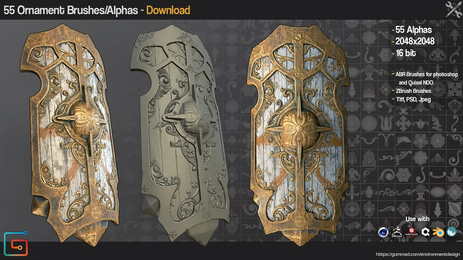 Ornament Brushes Vol 1 screenshot 2