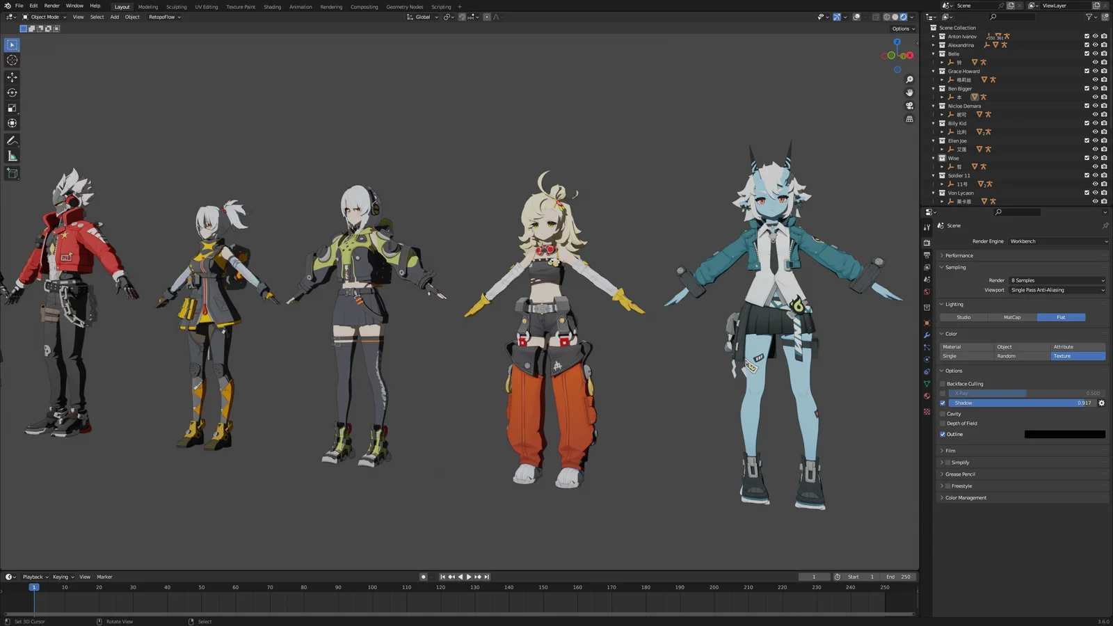 Zenless Zone Zero Character Models screenshot 2