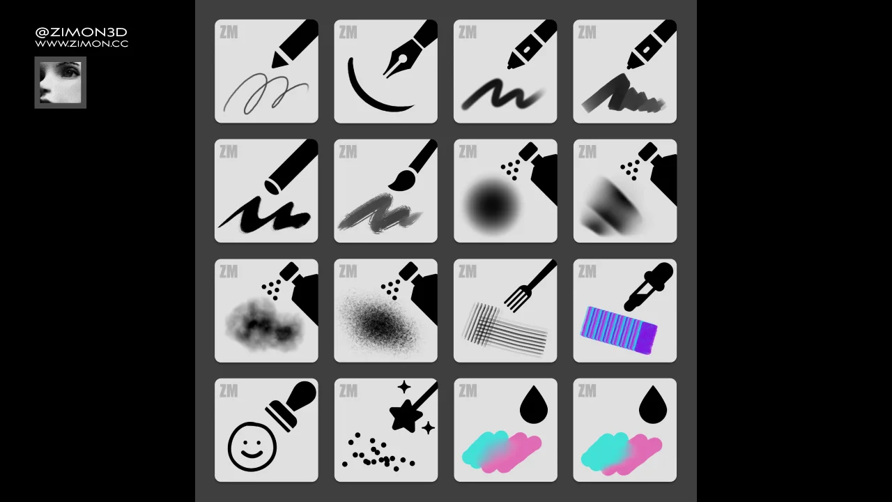 Zimon Brush Pack screenshot 5