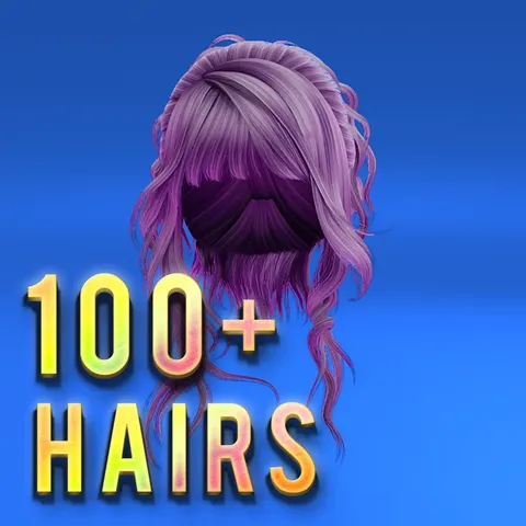 Zo Hair Kits V.1 - Blender 3d models
