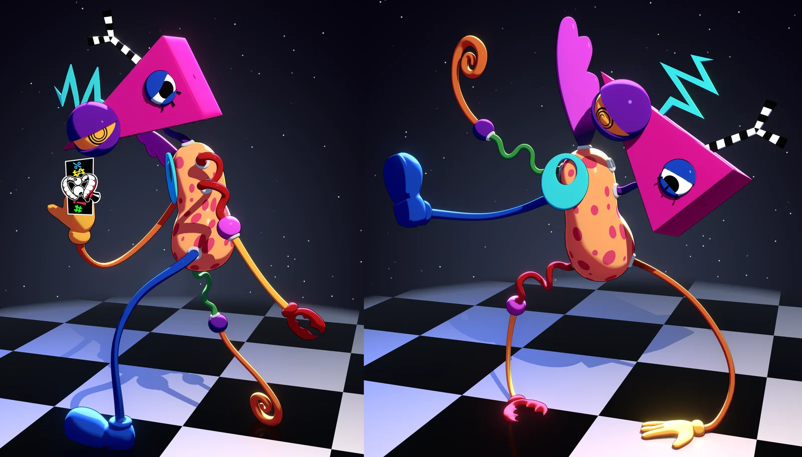 Zooble Rigged Model screenshot 2