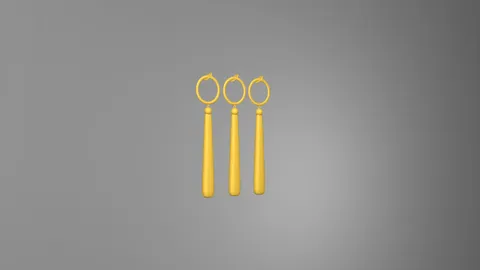 Zoro Earrings - Blender 3d models